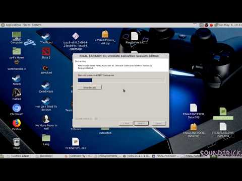FINAL FANTASY XI ONLINE SETUP on PS4 FAT | MANJARO LINUX V2 | WINEHQ