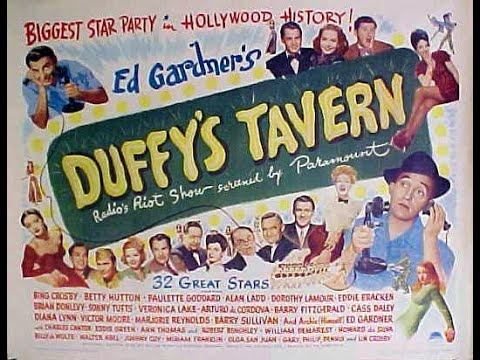 CARNAVAL DE ESTRELAS (Duffy's Tavern, 1945) - Bing Crosby, Ed Gardner, Betty Hutton