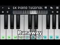 How To Play RUNAWAY On Piano PERFECT PIANO WALK BAND