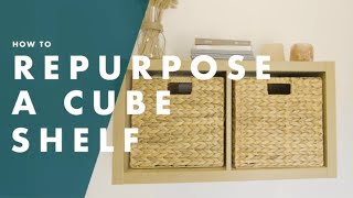 How to Hang A Cube Shelf On The Wall | Bunnings Warehouse