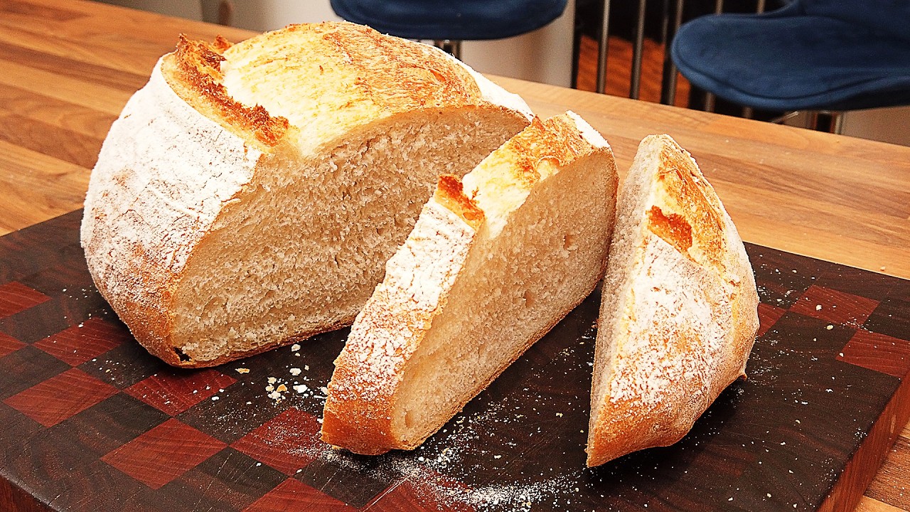 Easy Sourdough Crusty Loaf: Quick, Cheap & Delicious: