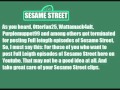 Do Not Post Full Length Episodes Of Sesame Street