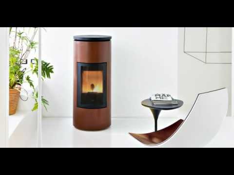 Tube, la prima stufa a pellet rotonda senza bocchette di areazione a vista