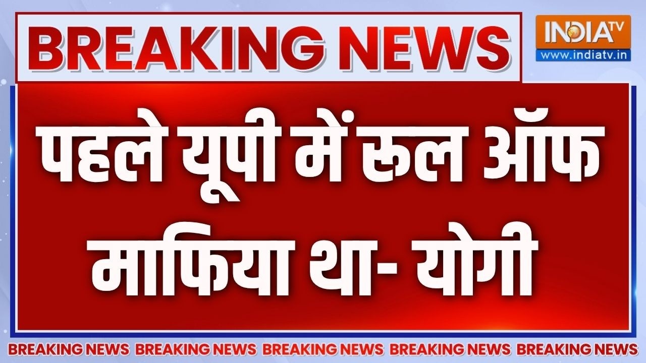 Breaking: हमने रूल ऑफ लॉ लागू किया- सीएम योगी  | CM Yogi On UP Law And Order | UP