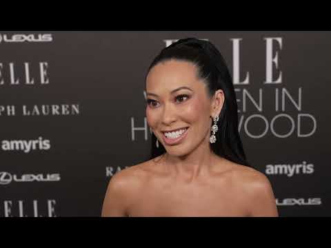 Christine Chiu Interview at ELLE's 29th Annual Women In Hollywood Celebration