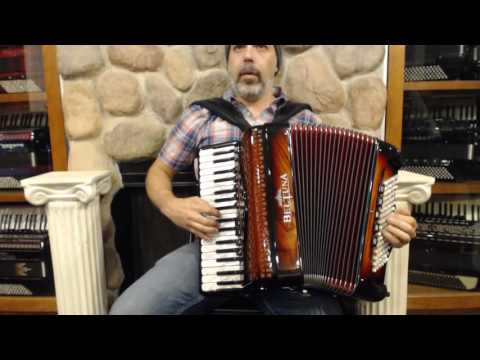 BELTSTUIV96CH - Chocolate Beltuna Studio IV Piano Accordion LMMM 34 96 $5999