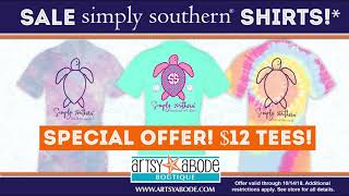 Flash Sale NOW! $12 Simply Southern T-Shirts while supplies last! 😍