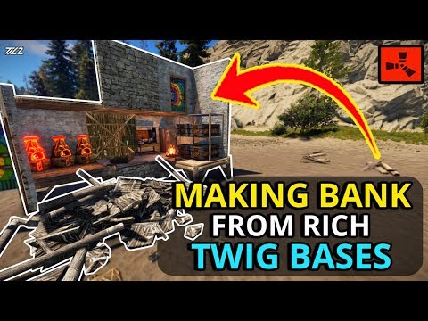 I Made SO MUCH PROFIT From These RICH TWIG Bases! (How NOT To BUILD In RUST!) - RUST SOLO