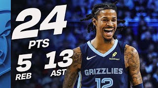 Ja Morant - Memphis Grizzlies - Orlando Magic