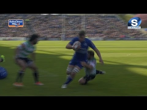 Excellent Jordi Murphy Try - Leinster v Benetton Treviso 18th April 2014