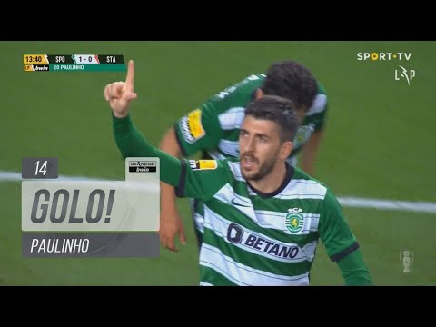 Goal | Golo Paulinho: Sporting (1)-0 Santa Clara (Liga 22/23 #26)