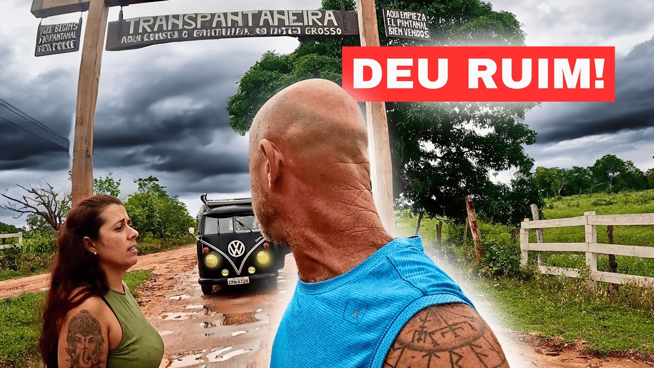 We tried to cross TRANSPANTANEIRA in the RAIN...