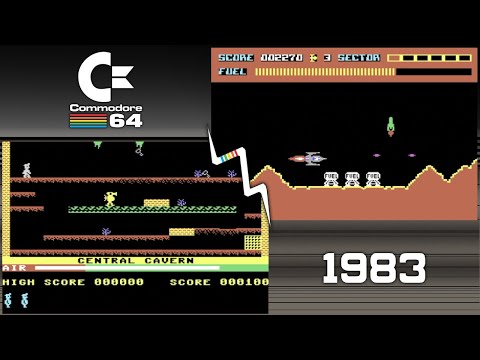 Top 50 Commodore 64 (C64) games of 1983 - in under 10 minutes