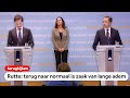 TERUGKIJKEN: Rutte en De Jonge over coronacrisis