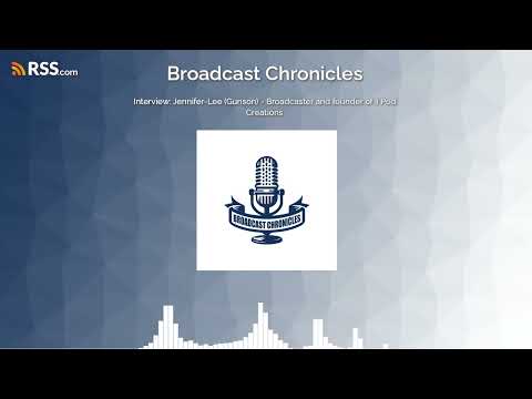 Jennifer-Lee (Gunson) - Broadcaster and founder of J Pod Creations
