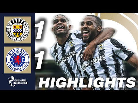 St. Mirren 1-1 Rangers | HIGHLIGHTS | William Hill Premiership