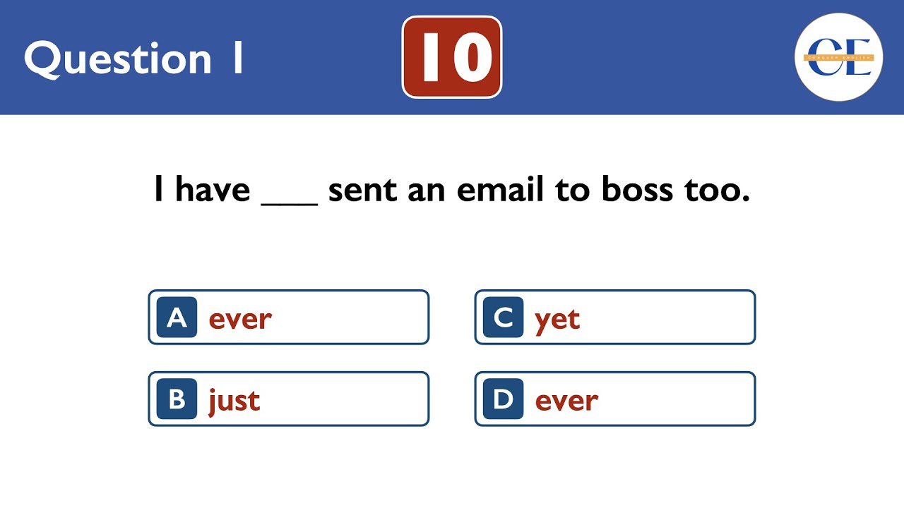 Past Simple Vs Present Perfect | 20 English Grammar Quiz | English Grammar Test | Level Beginner