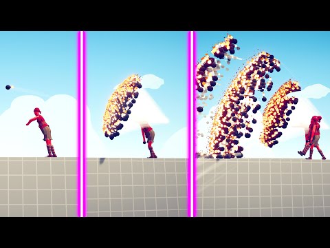 EVOLUTION OF BOMB THROWER GOD - Totally Accurate Battle Simulator TABS