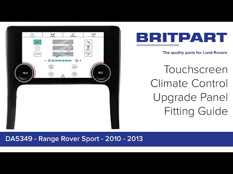 DA5349 - Touchscreen Climate Control Upgrade Panel - Range Rover Sport - 2010 - 2013 Thumbnail