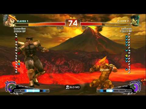 GamerBee [Adon] vs tatsuvids [Bison] SSF4 Japanese Online Ranked Matches - TRUE-HD