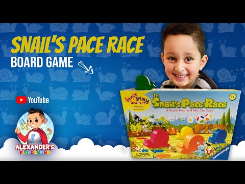 Snail's Pace Race Kids Board Game - How to Play and Pretend Play