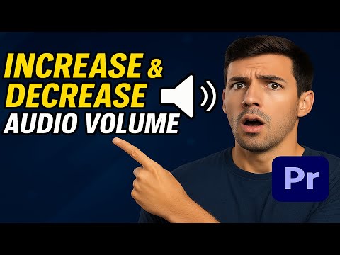 How To Increase/Decrease the audio volume Premiere Pro 2022 in 30 SECONDS