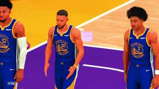 WARRIORS vs LAKERS | NBA 2K22 Full Gameplay | 21-22 NBA Season