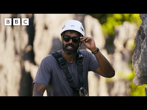 Exploring the spectacular Great Tsingy in Madagascar | The Misadventures of Romesh Ranganathan - BBC