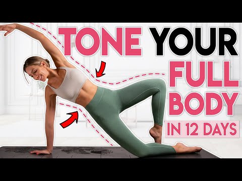 TONE YOUR FULL BODY ???? Sculpt Pilates Body Exercises | 12 min Workout