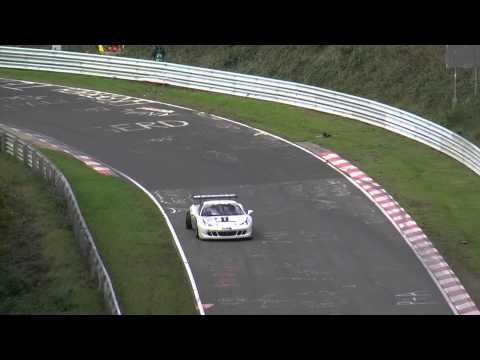 VLN 9 ACTION Highlights Crash, Almost Crashes and nice Cars