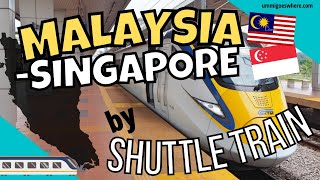 Johor Bahru (MALAYSIA) to SINGAPORE by Train in Just 5 Minutes - Shuttle Tebrau