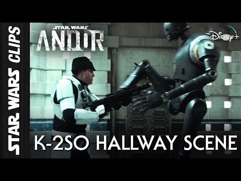 K-2SO vs ISB Tactical Team (Andor S2) | Star Wars Clips