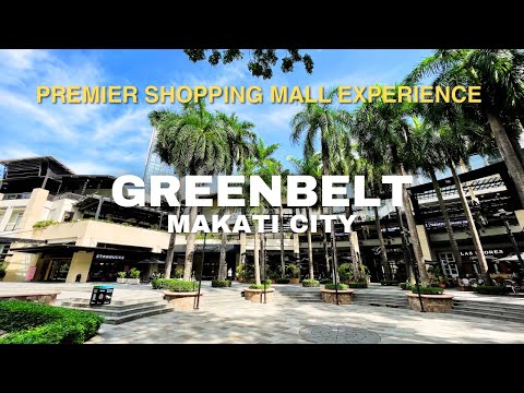 GREENBELT MALL | Passeio a pé 2023 | HD | Makati City Filipinas