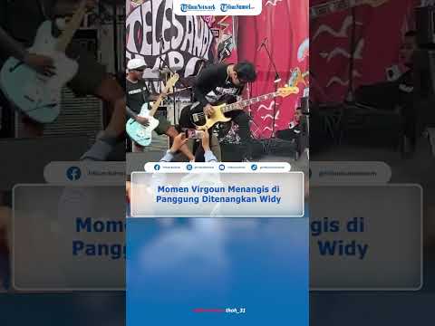Momen Virgoun Menangis di Panggung Ditenangkan Widy Vierratale Usai Viral Selingkuh