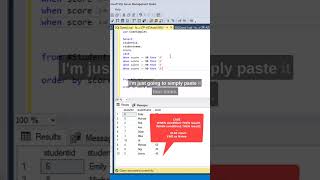#SQL Case Statement: Query to Calculate Student Grade. #datascience #programming #mssql 