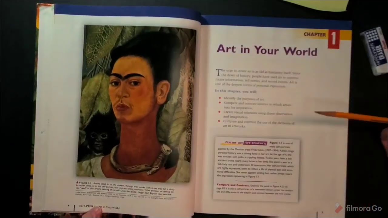 Chapter 1 Art in Your World  from Art Talk textbook