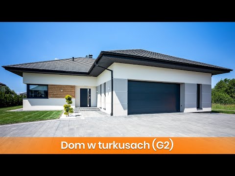 Dom w turkusach (G2) – Nowoczesna parterówka. Zobacz zwiastun filmu - ARCHON+ Projekty Domów