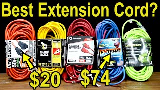 Best Extension Cord? Flexzilla, US Wire, Yellow Jacket, Sout