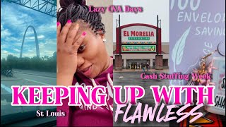 VLOG|Mini CASH STUFFING•RANDOM DAYS•LAZY GIRL ERA•(SHEISFLAWLESS)