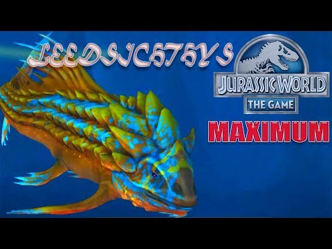 Successfully bred LEEDSICHTHYS maximum level super fish fight - Jurassic World The Game