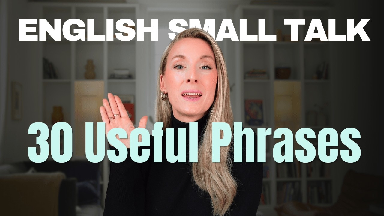 30 English Small Talk Phrases - Shadowing for Everyday Conversations (Speak Naturally A2-B2)