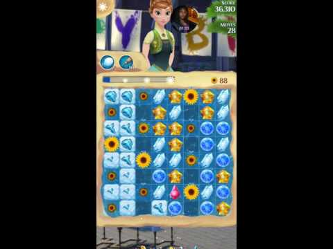 Frozen free fall decorate elsas cake sunflowers live play walk thru level 4