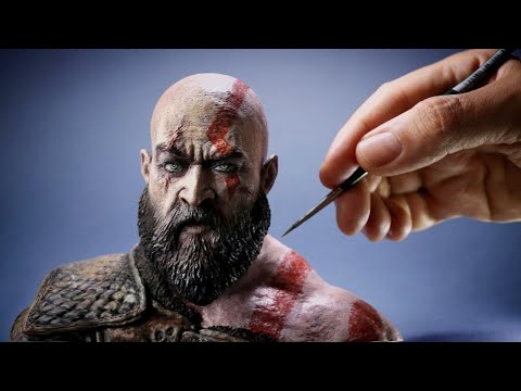 Sculpting KRATOS | God Of War 4 - Timelapse