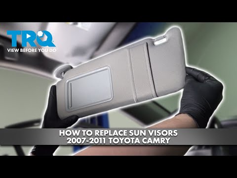 How to Replace Sun Visors 2007-2011 Toyota Camry