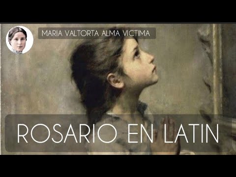 ROSARIO EN LATIN, con textos
