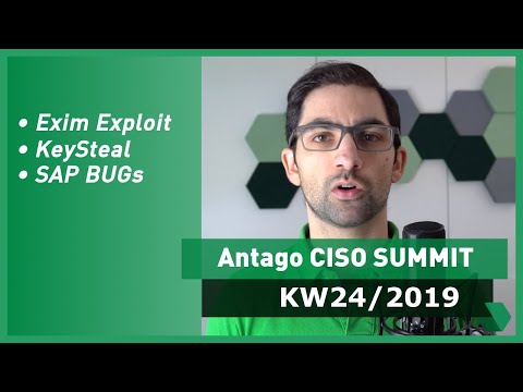 CISO Summit: KW 24 2019 - Exim, Keysteal, SAP
