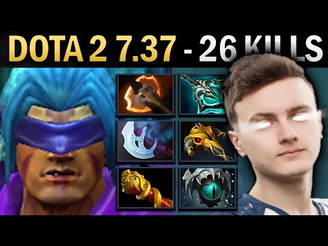 Anti-Mage Dota 2 7.37 Miracle with 26 Kills and Manta - TI14