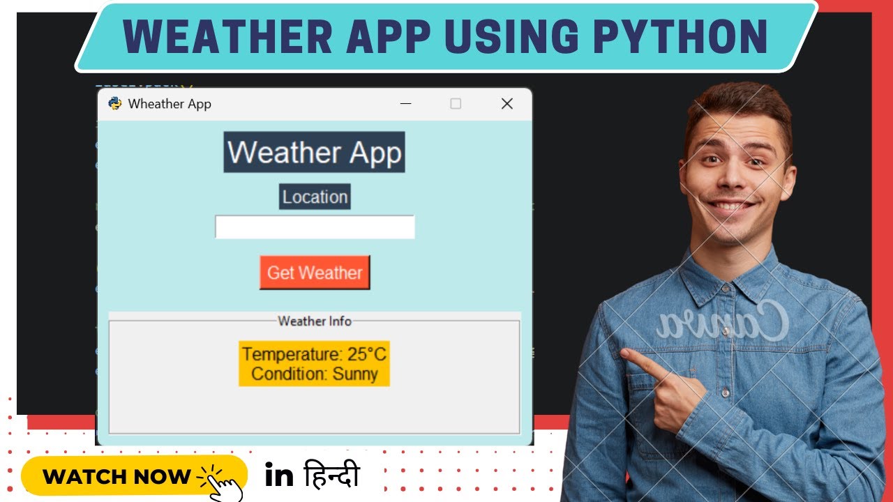 Create a Weather app in Tkinter (Part -1) | Python GUI  |  #tkinter #weatherApp #python_project