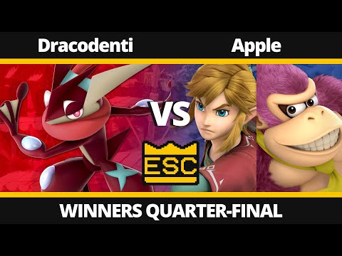 ESC 29 - Winners Quarter-Final - Dracodenti (Greninja) Vs. Apple (Link, Donkey Kong) - SSBU Local