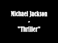 Michael Jackson - thriller (instrumental/karaoke) + ...